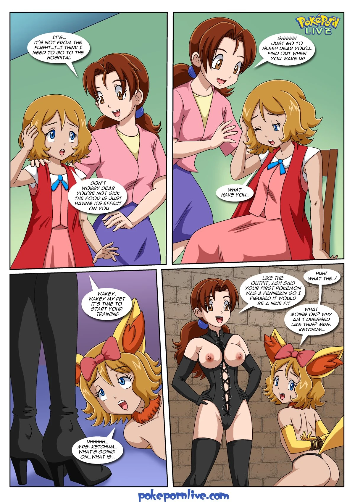 Mistress Ketchum's PokeBitches porn comic picture 5