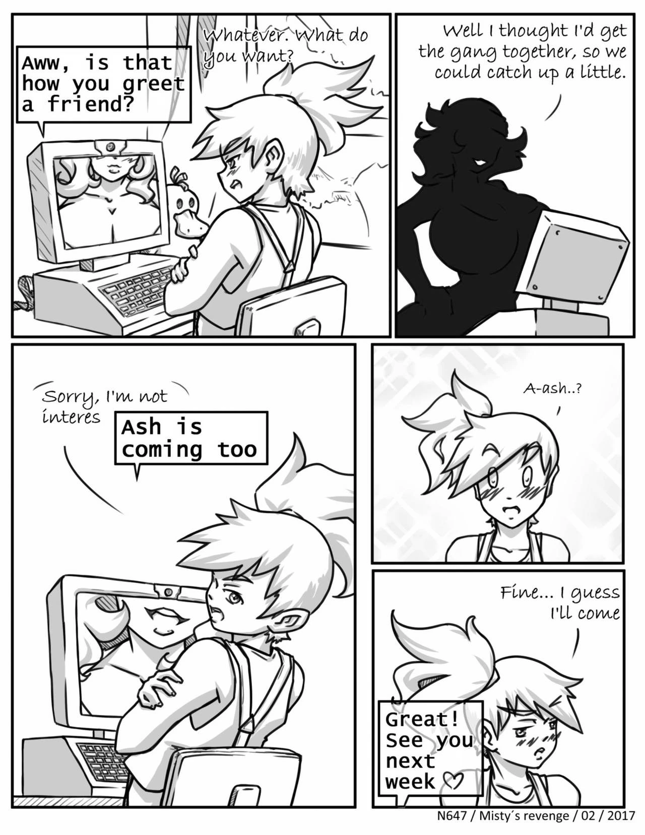 Misty's Revenge porn comic picture 3