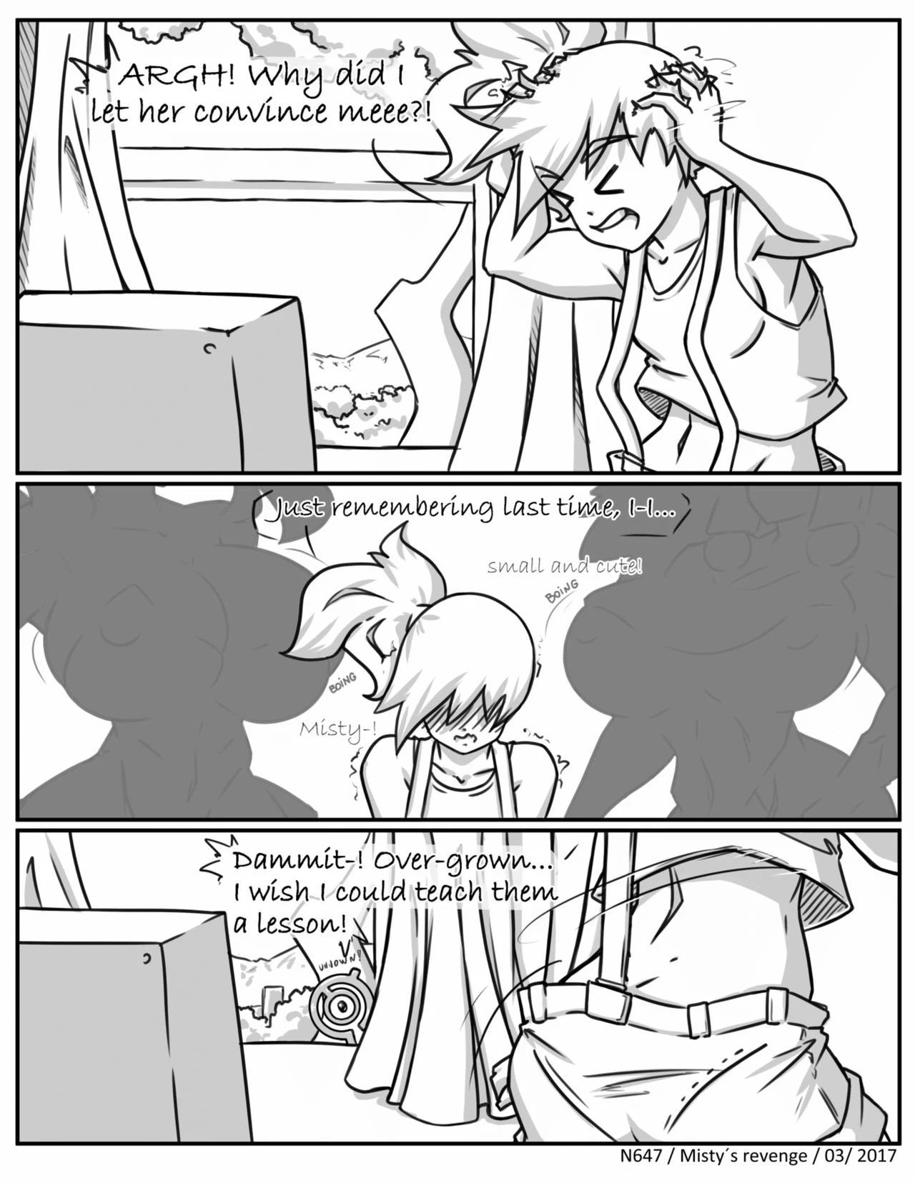 Misty's Revenge porn comic picture 4