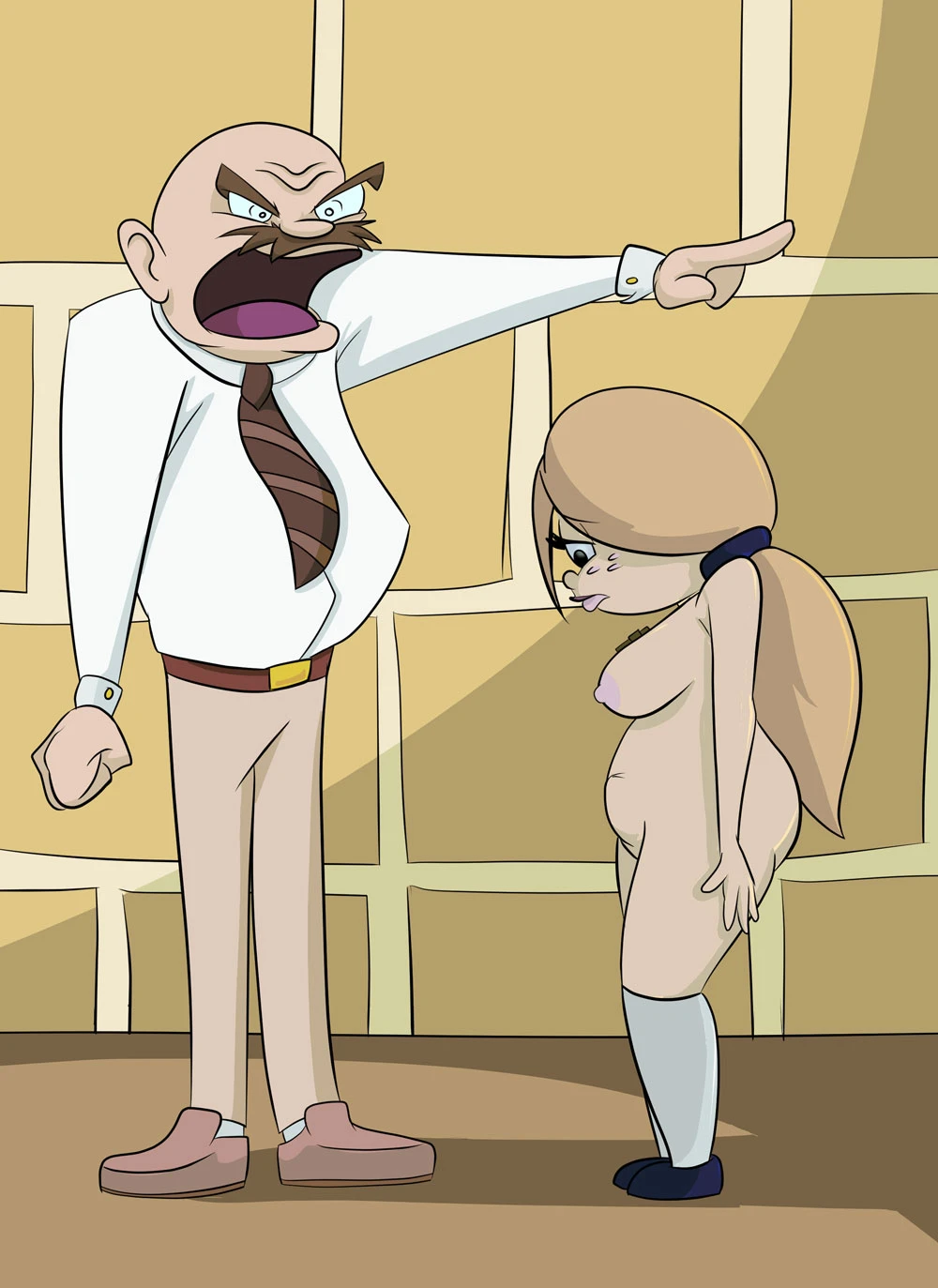 Molly's Nude School Adventure porn comic picture 7