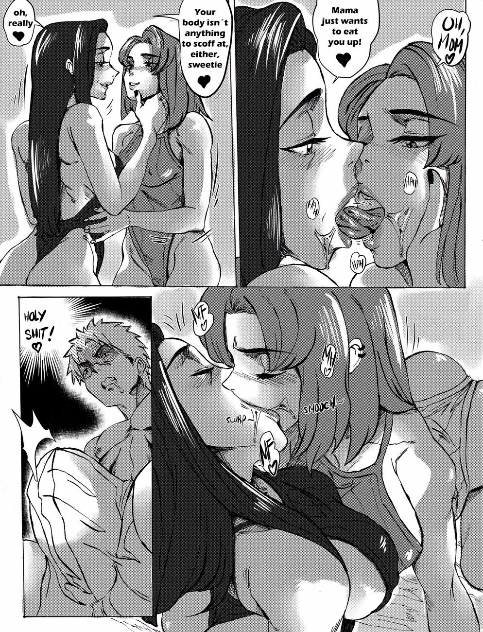 Mom and sis will take care of it porn comic picture 3