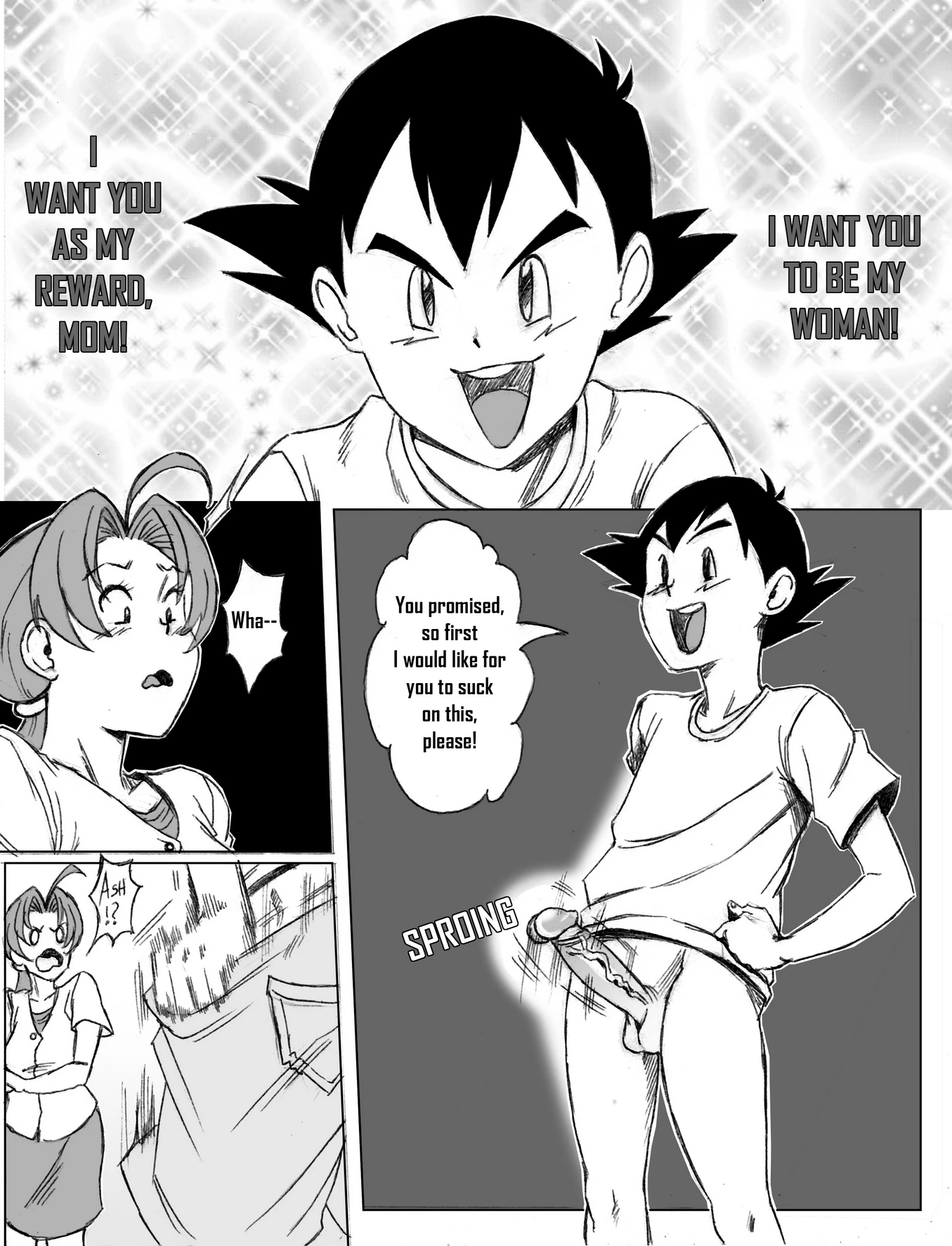 Mom! I Choose You! porn comic picture 5