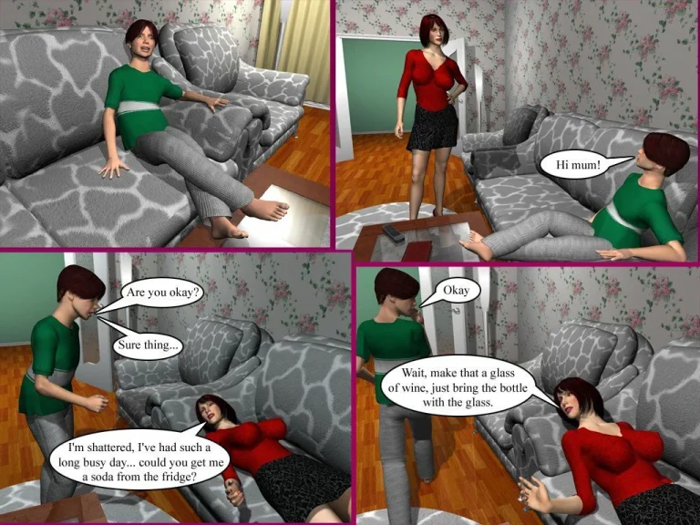 Mom is for Dinner, Mom is for Breakfast porn comic picture 1