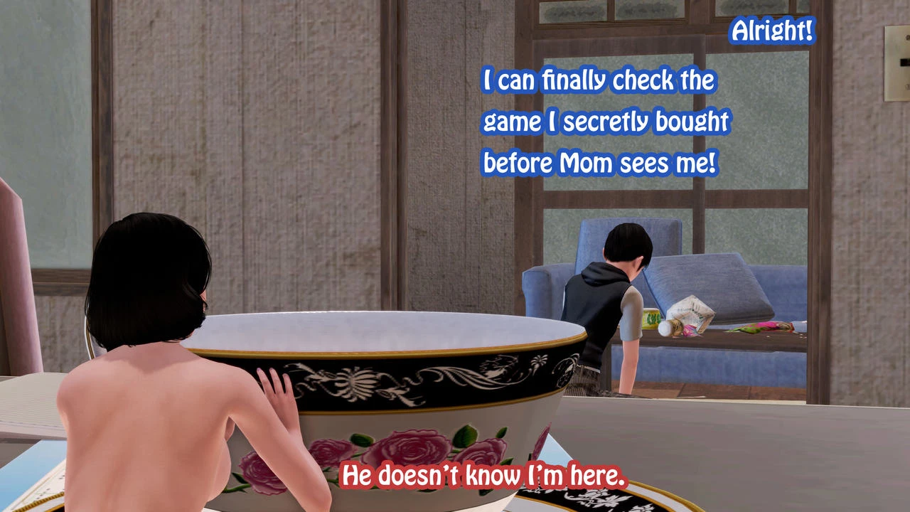 Mom shrunk!? porn comic picture 41