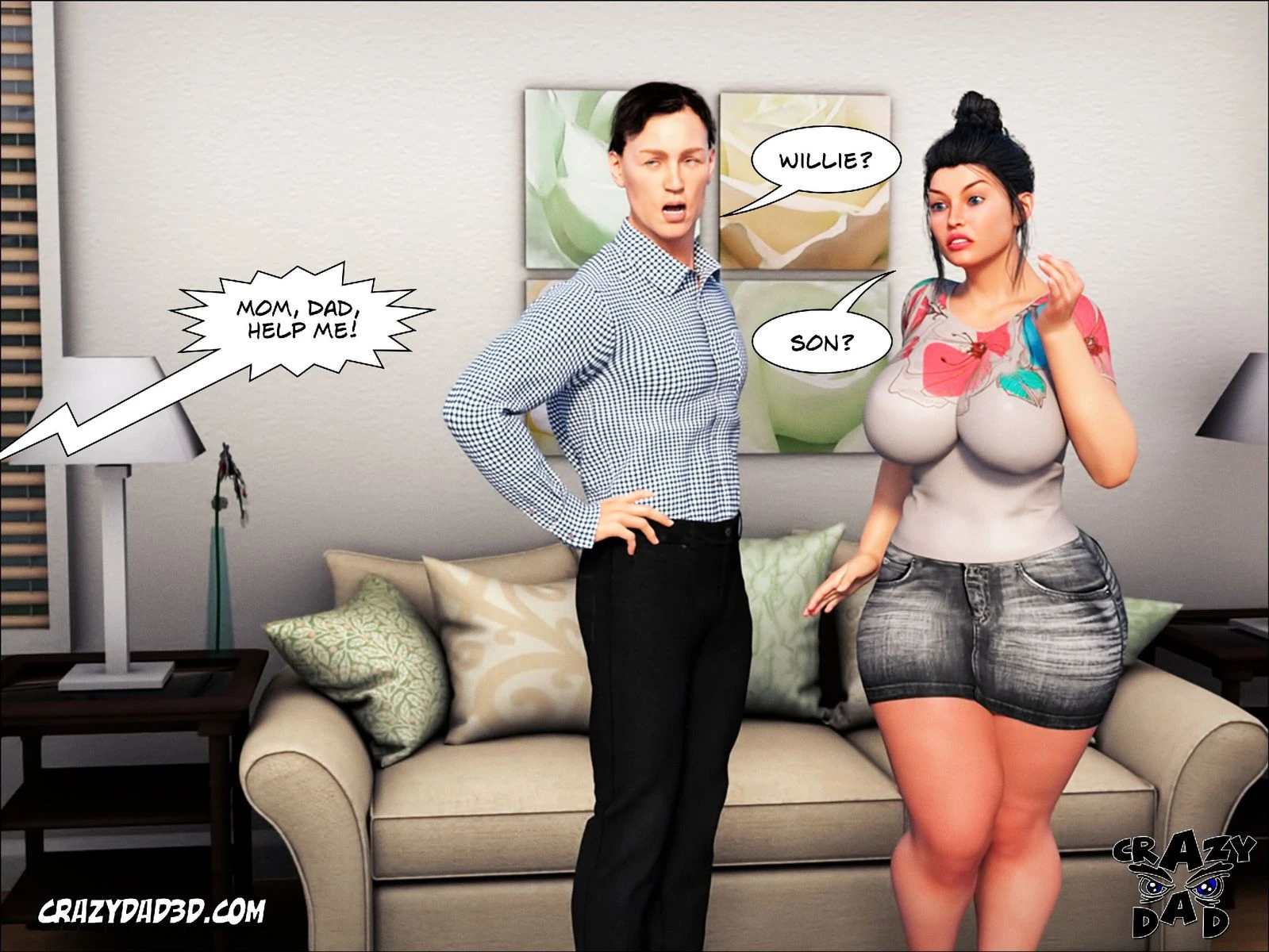 Mom's Help porn comic picture 4