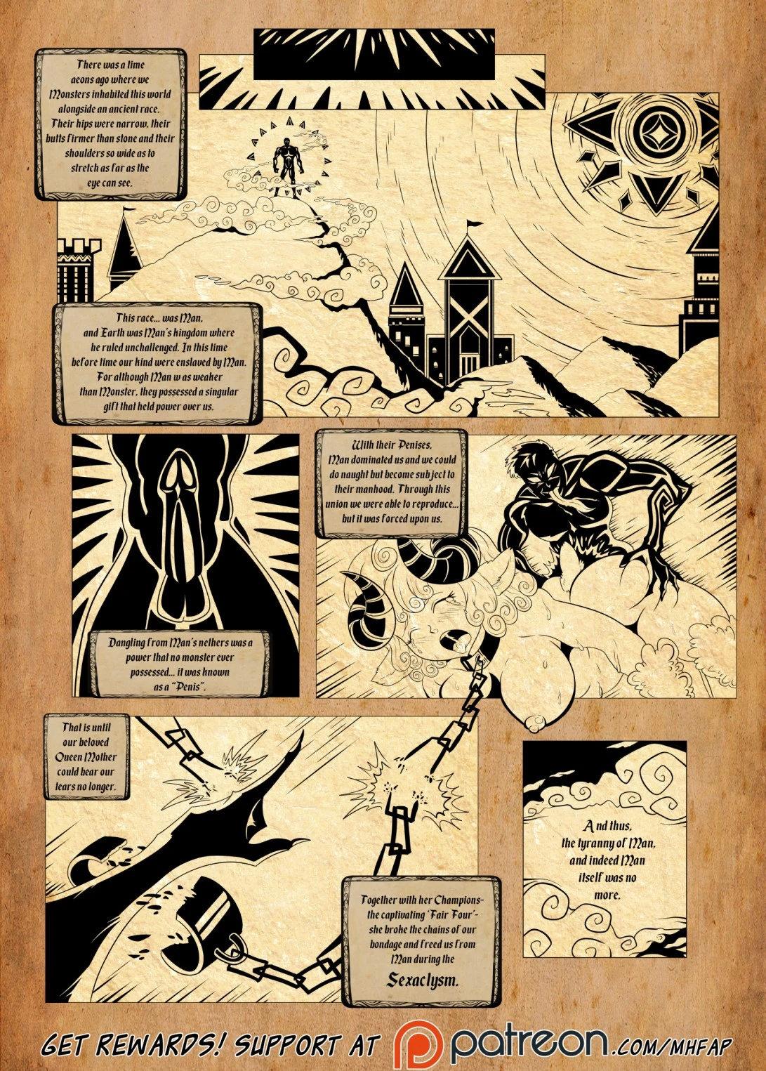 Monster Harem Feverish Absolute Passion! porn comic picture 2