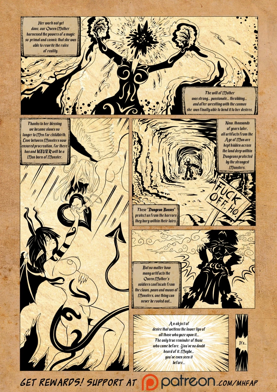 Monster Harem Feverish Absolute Passion! porn comic picture 3