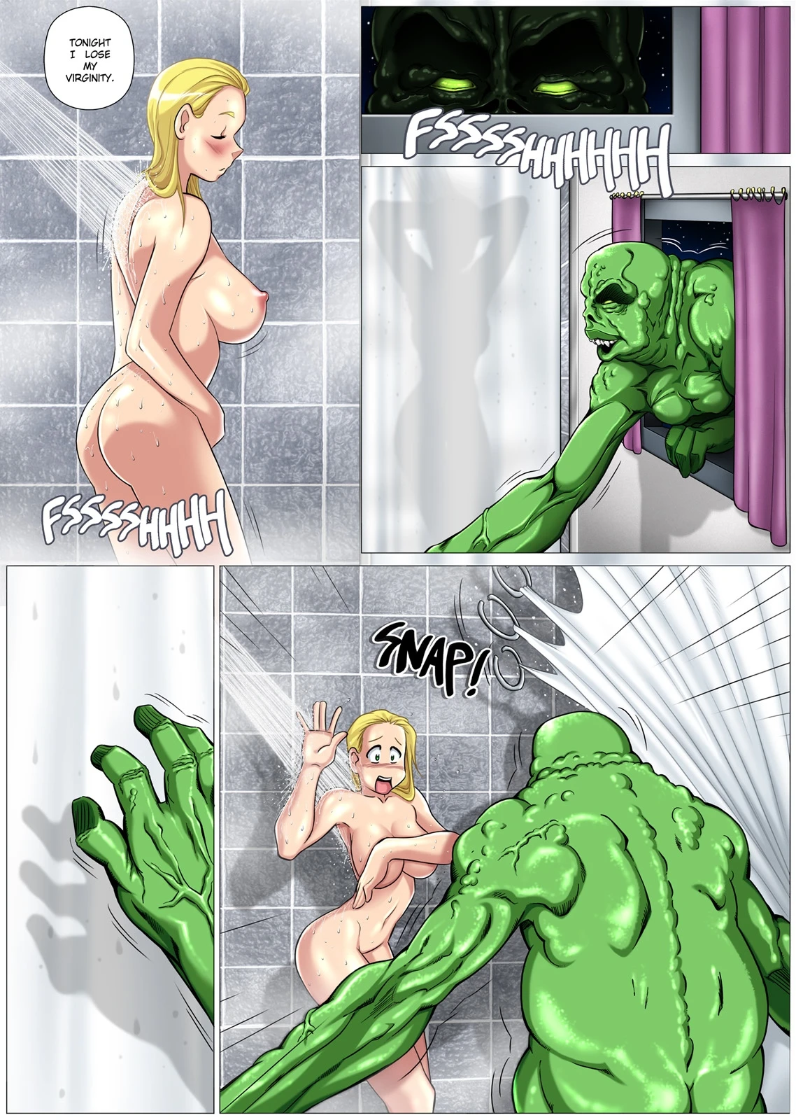 Monster Wedding Night porn comic picture 3