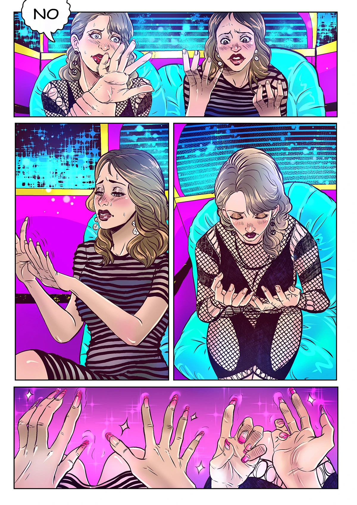 Moonlight Bimbos porn comic picture 3