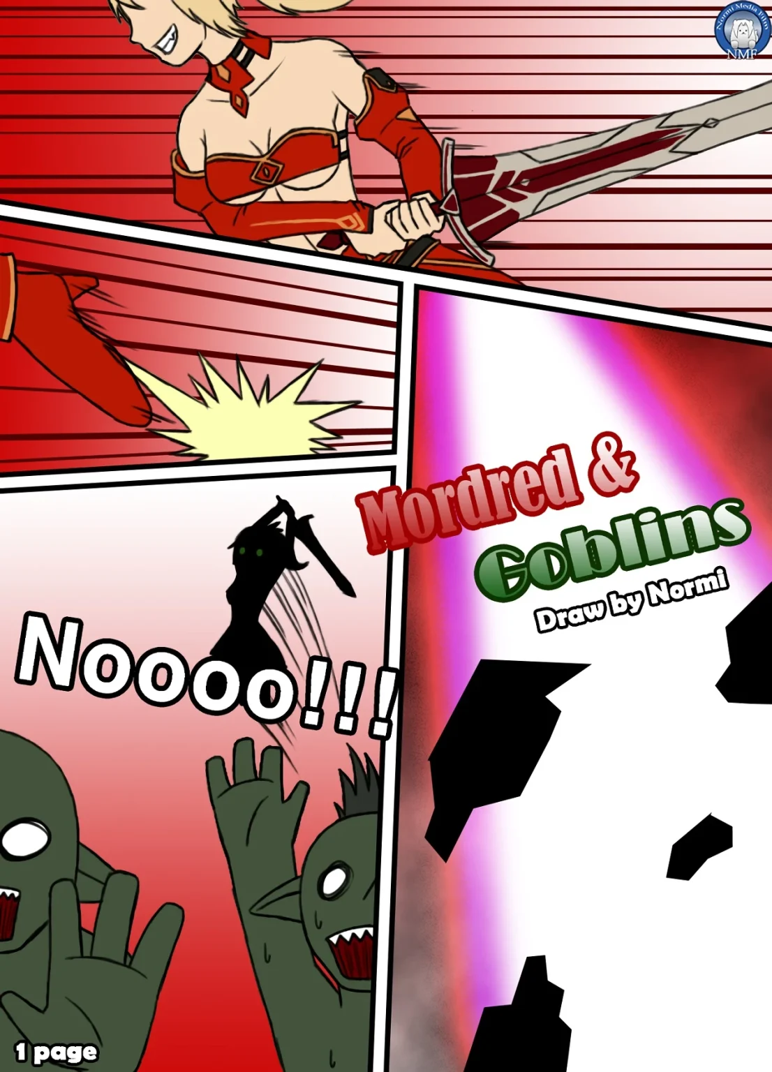 Mordred & Goblins porn comic picture 1