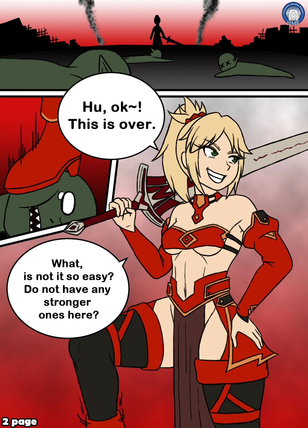 Mordred & Goblins porn comic picture 2