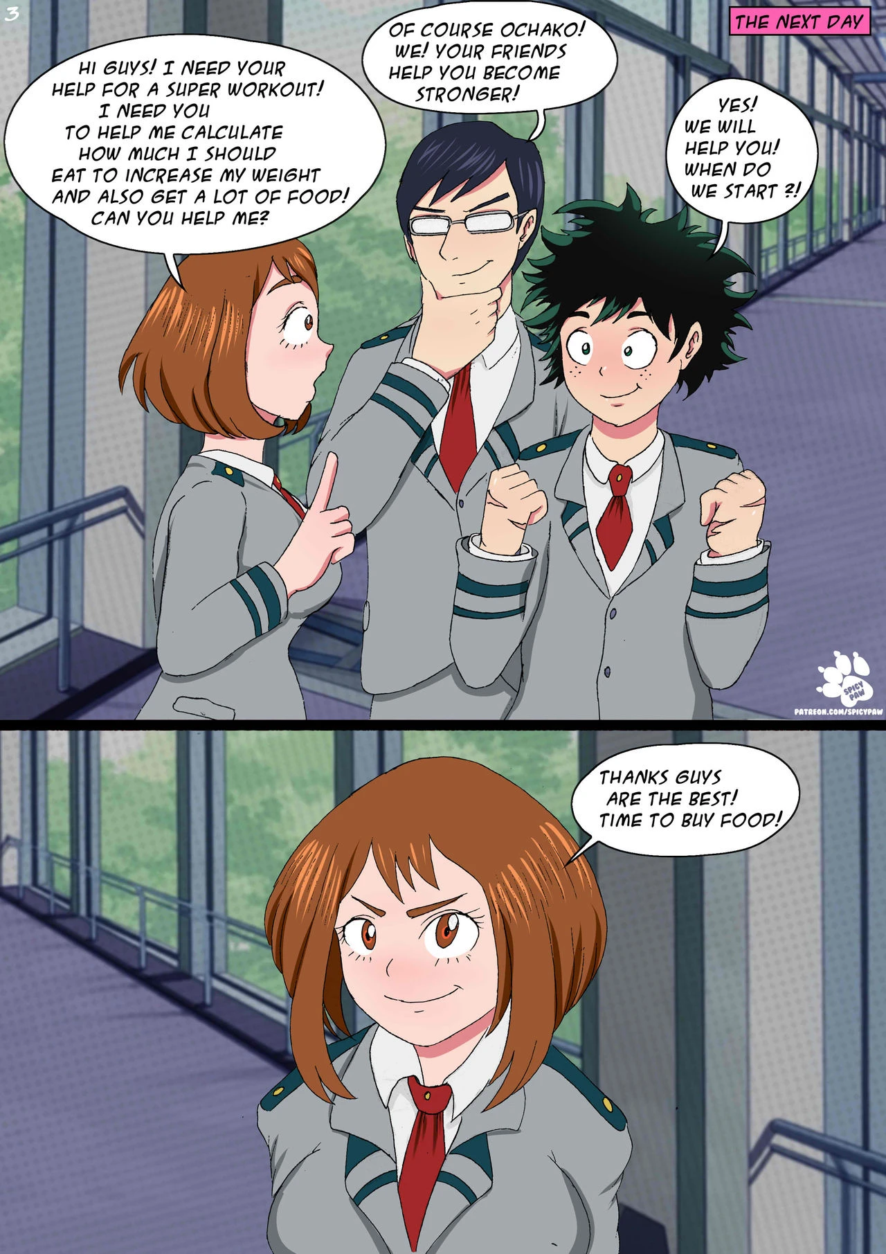 More Food! More Power! 1 - Ochaco Urakara porn comic picture 4