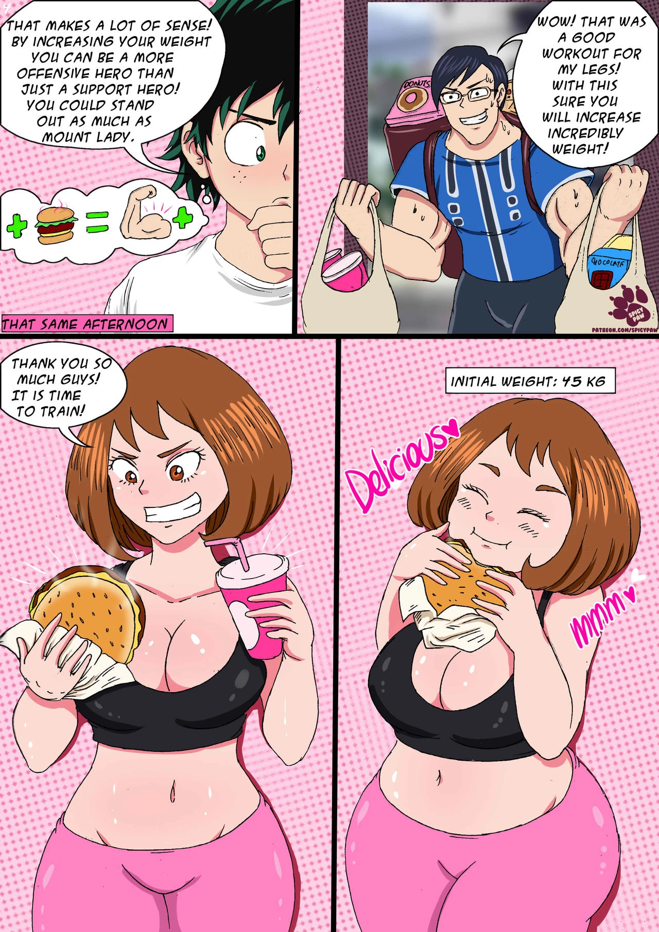 More Food! More Power! 1 - Ochaco Urakara porn comic picture 5