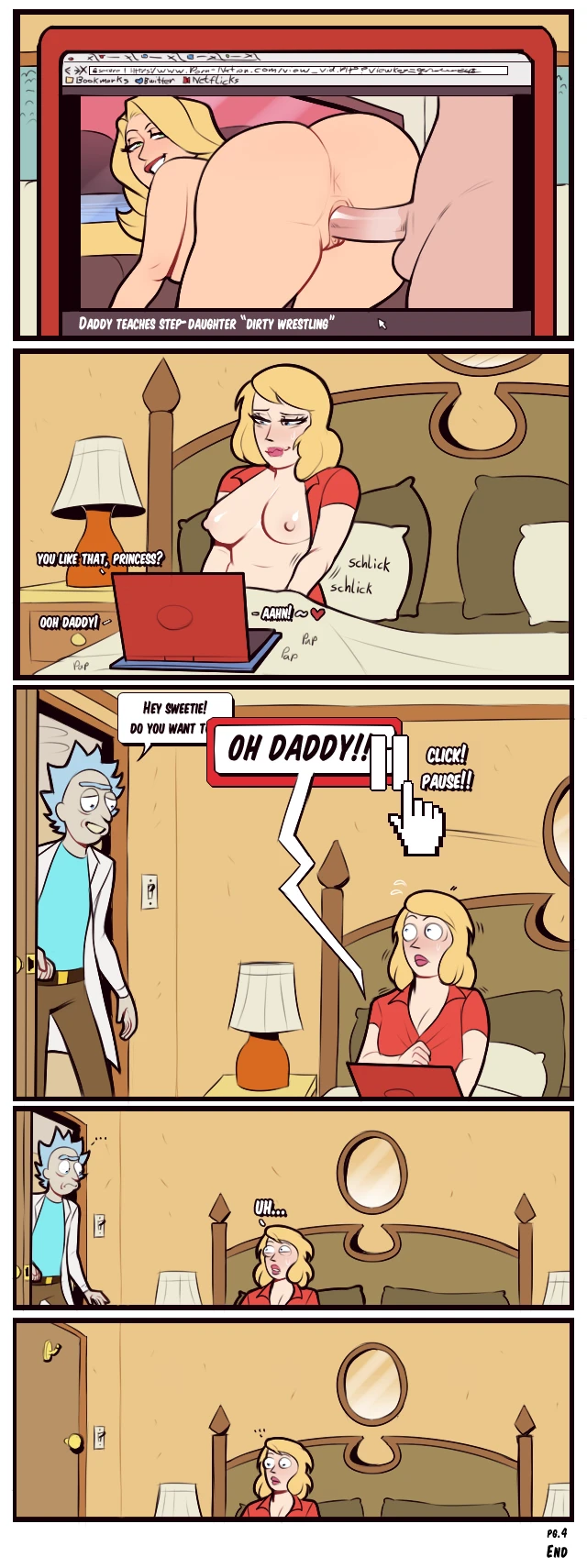 Morty and Summer porn comic picture 7