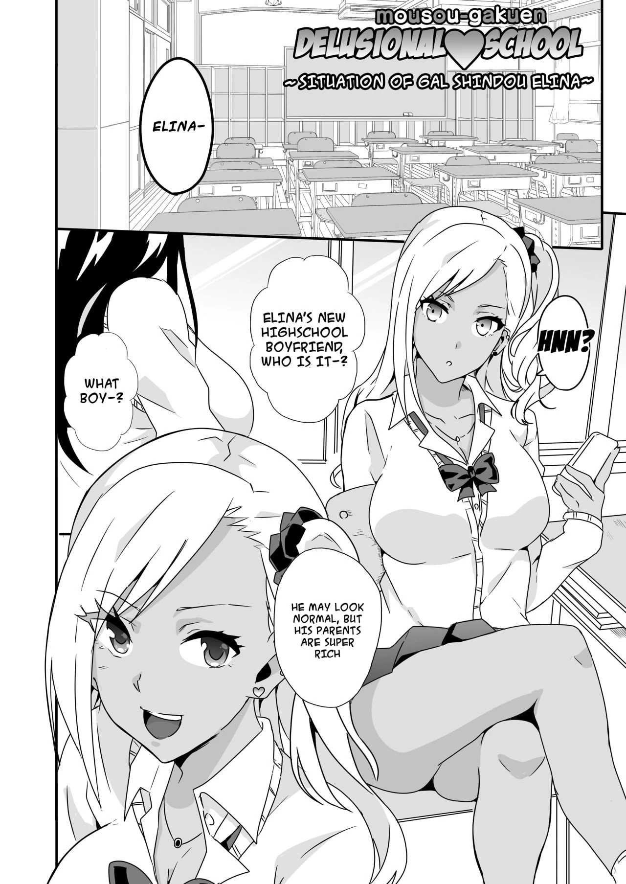 Mousou Gakuen ~Gal Shindou Elina no Baai~ porn comic picture 2