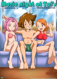 Movie Night At Tai’s porn comic picture 1