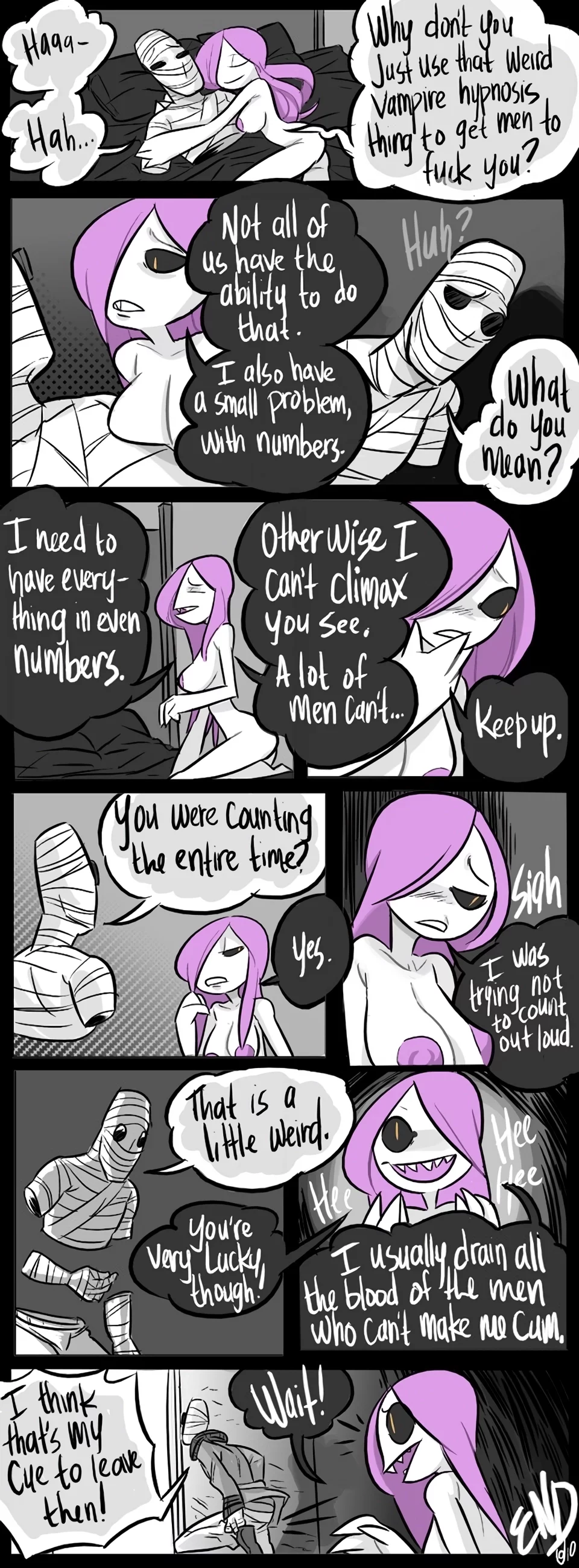 Mr Invisible & The Vampire porn comic picture 10