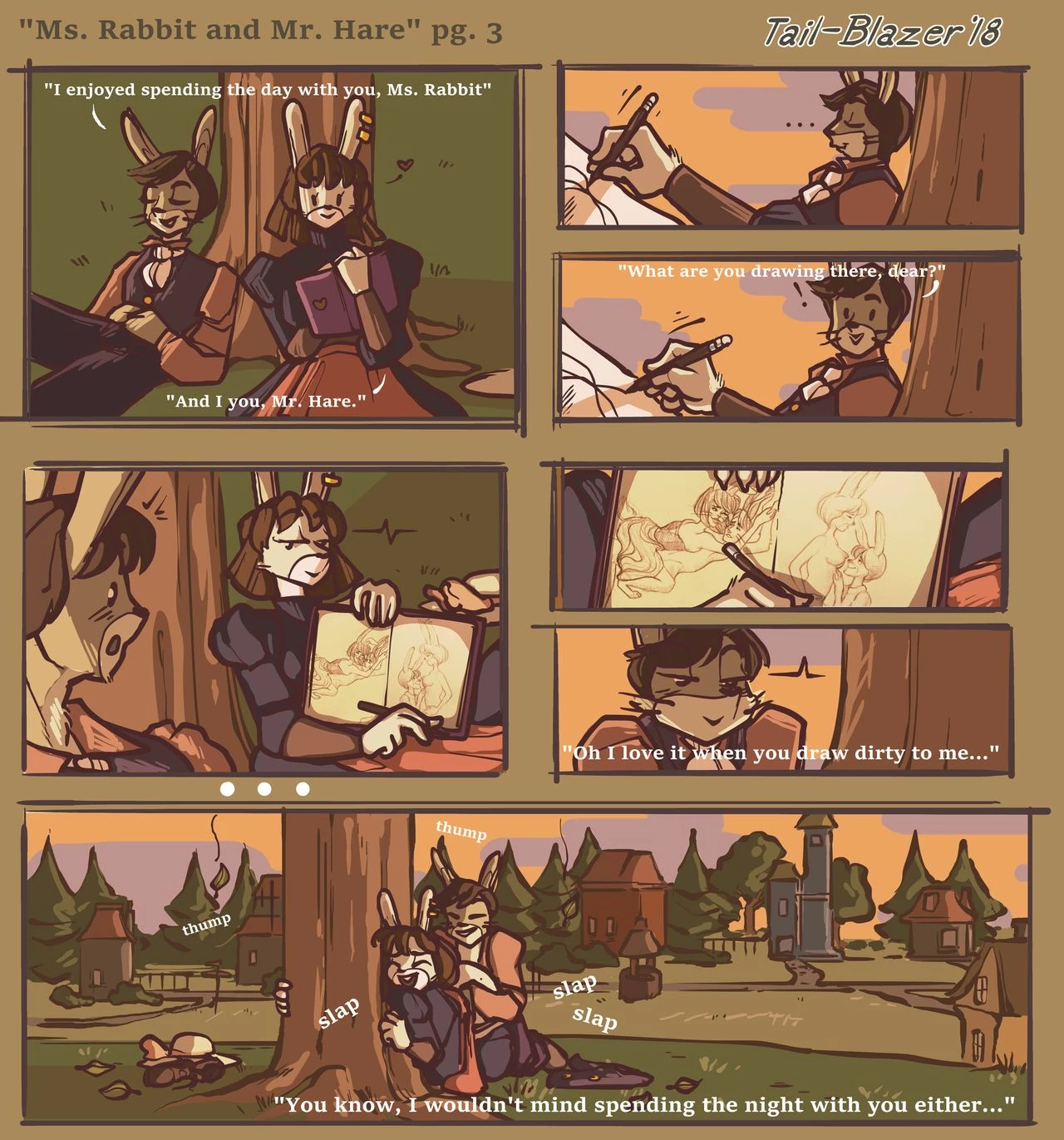 Ms. Bunny and Mr. Hare porn comic picture 3