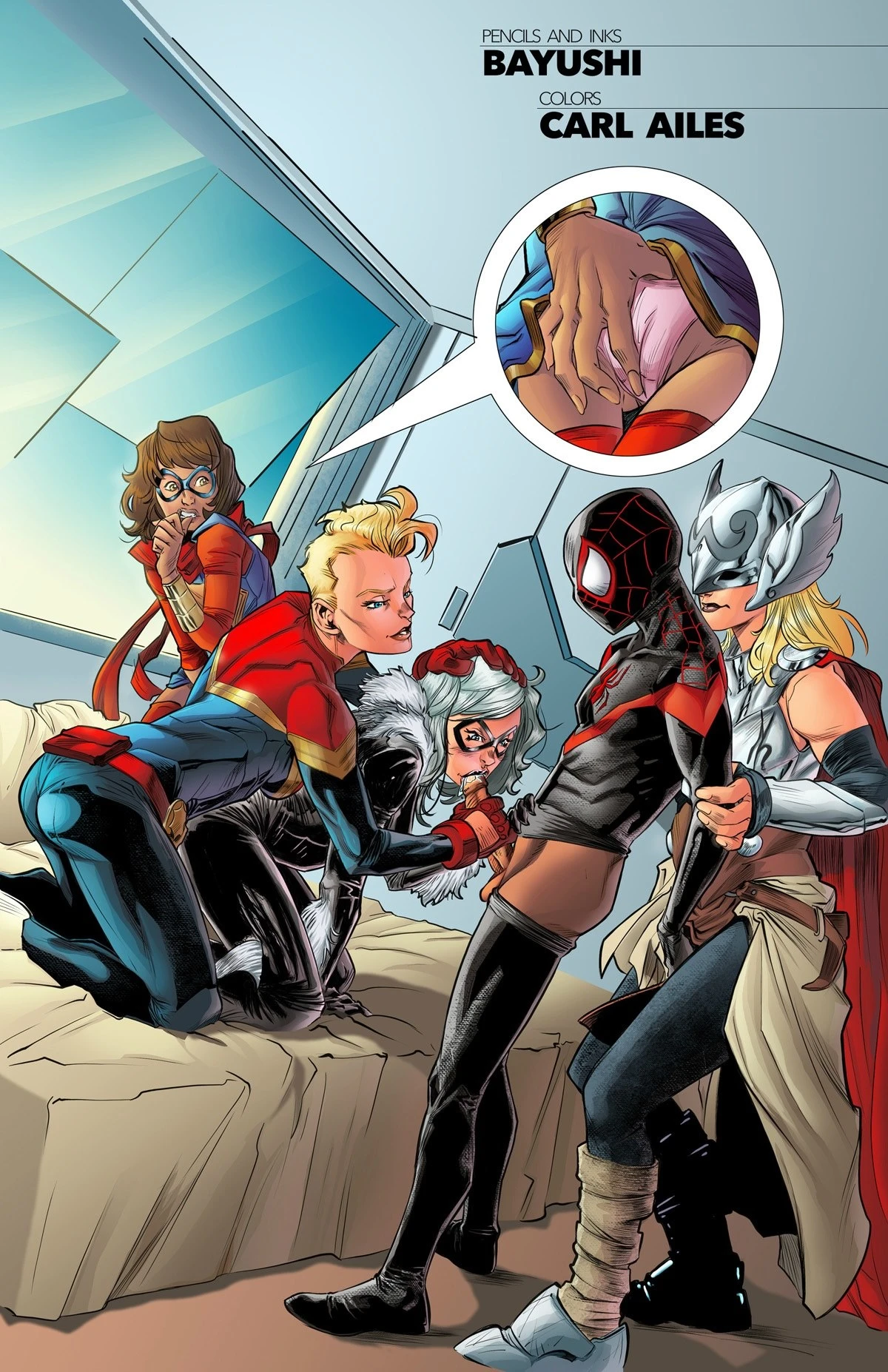 Ms.Marvel Spider-Man porn comic picture 11