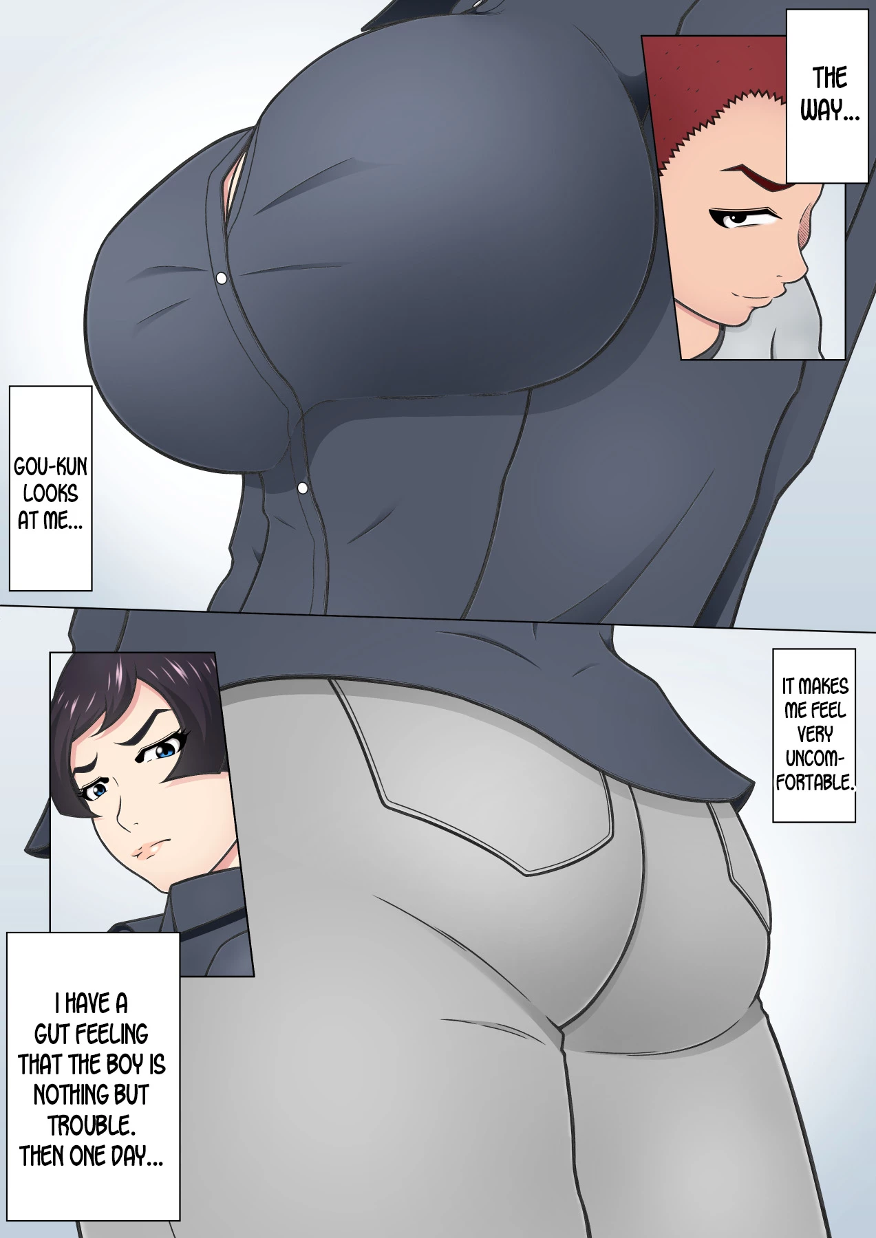 Musuko no Doukyuusei o Dorobou Atsukai Shite Shimatta Bakkari ni... ~Shitagi Feti no Warugaki ni Yowami o Nigirarete Shimatta Tsuyoki Mama~ porn comic picture 5