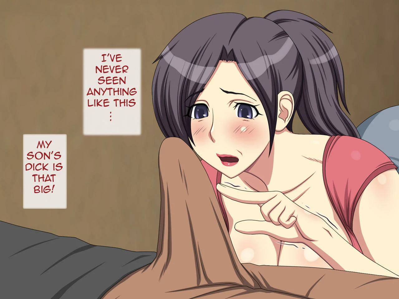 Musuko no Tokudai Chinpo o Mite Hatsujou Shichau Haha porn comic picture 10