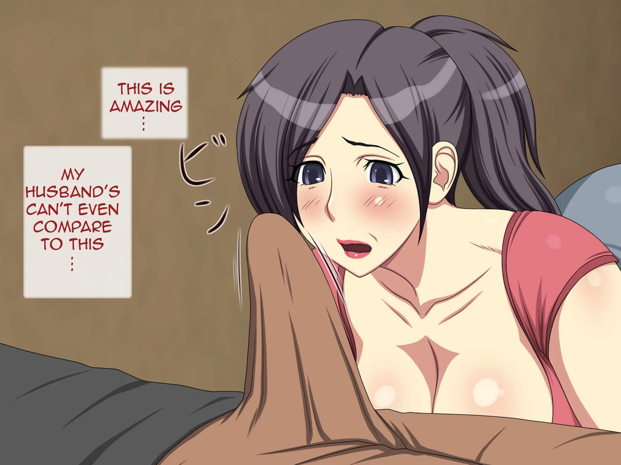 Musuko no Tokudai Chinpo o Mite Hatsujou Shichau Haha porn comic picture 9