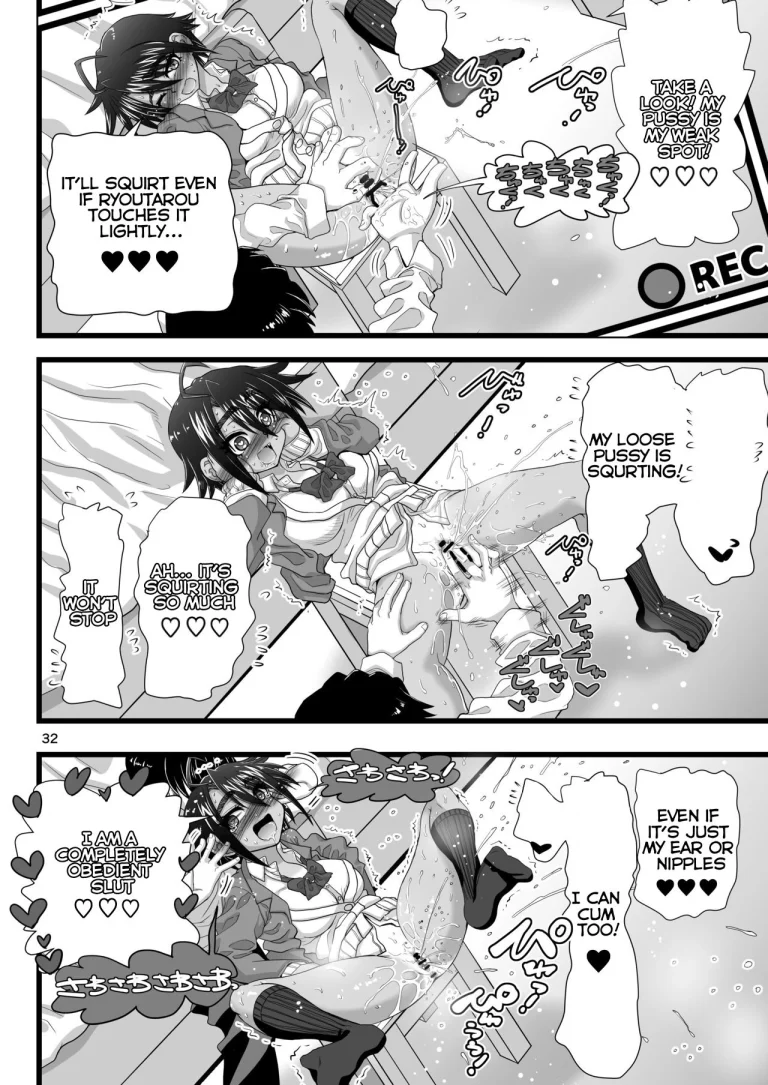 My childhood friend is the prince of an all-female school but she is a slut in front of me porn comic picture 32