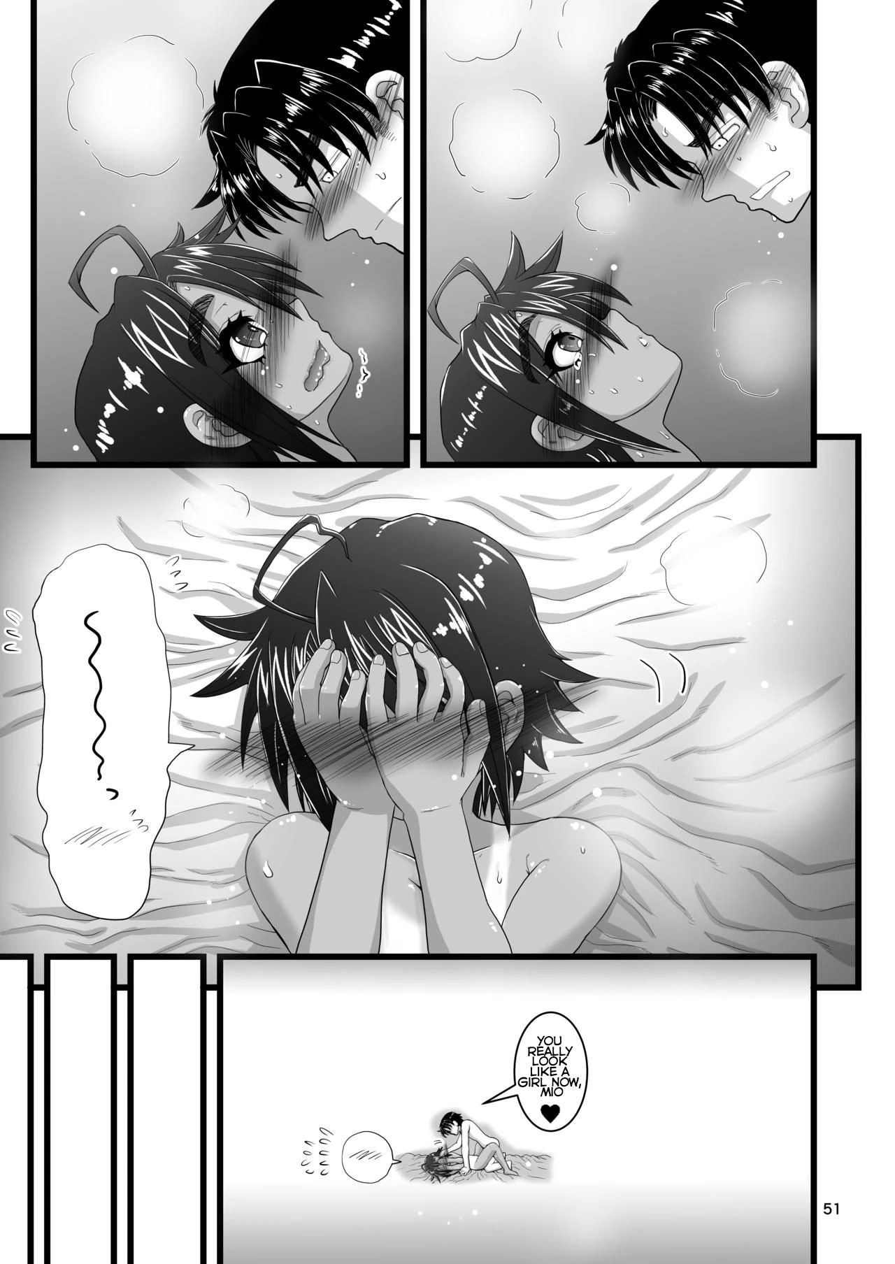 My childhood friend is the prince of an all-female school but she is a slut in front of me porn comic picture 51