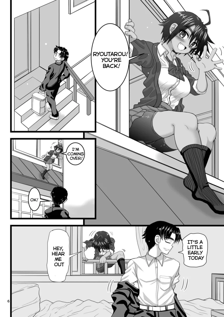 My childhood friend is the prince of an all-female school but she is a slut in front of me porn comic picture 6