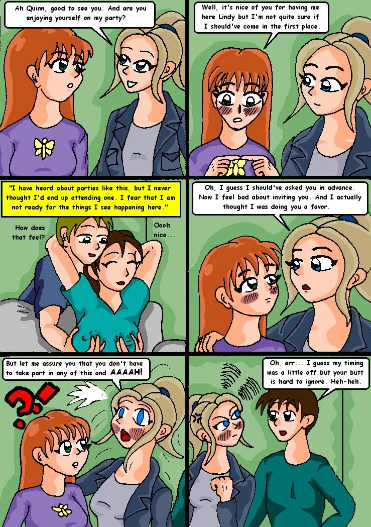 My Daria Hentai stories, "Party at Lindy's" porn comic picture 2