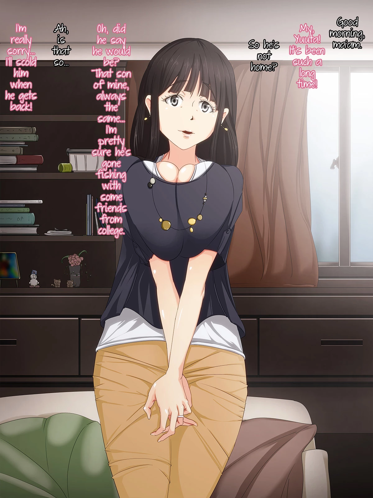 My friend's mother has big tits so I want to fuck her! porn comic picture 2