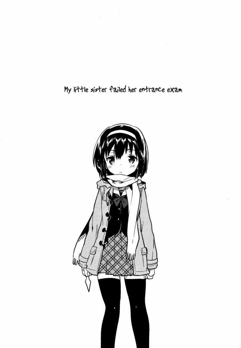 My little sister failed her entrance exam porn comic picture 3