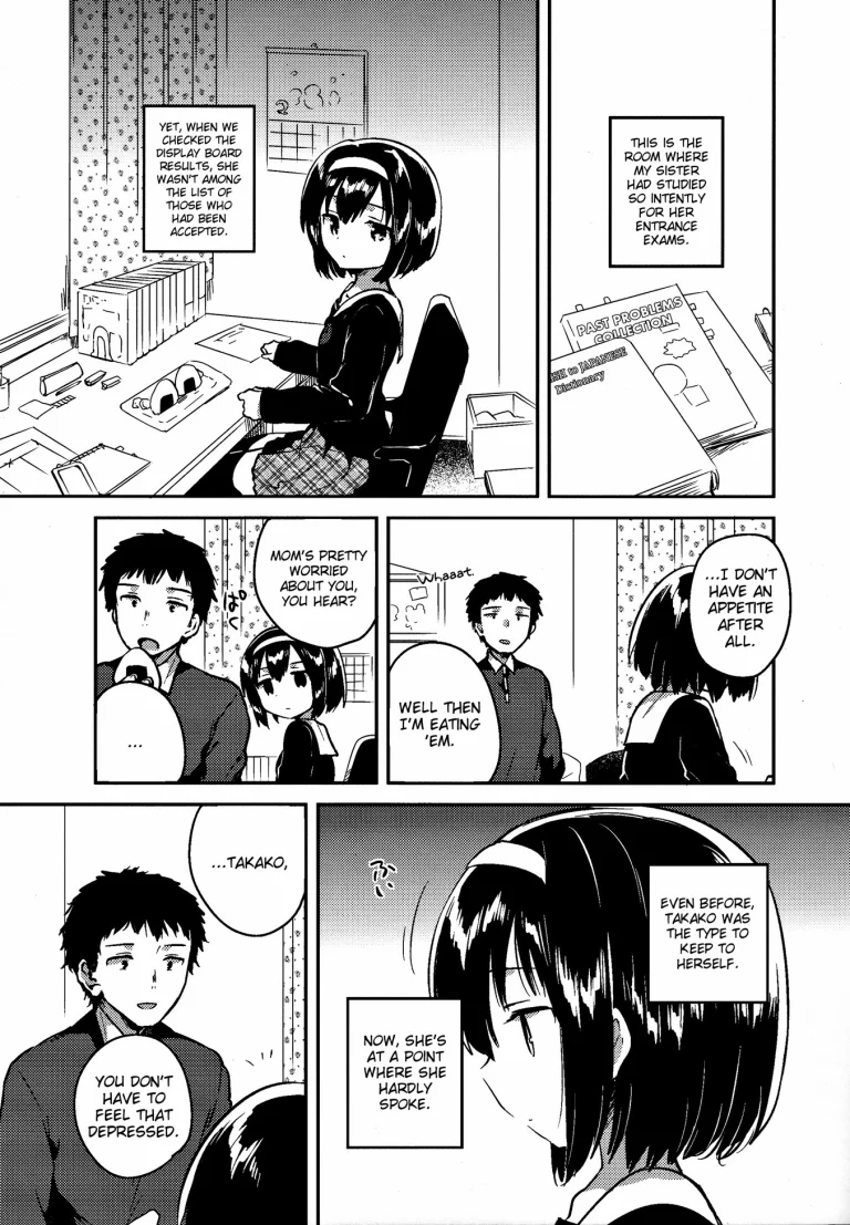My little sister failed her entrance exam porn comic picture 5
