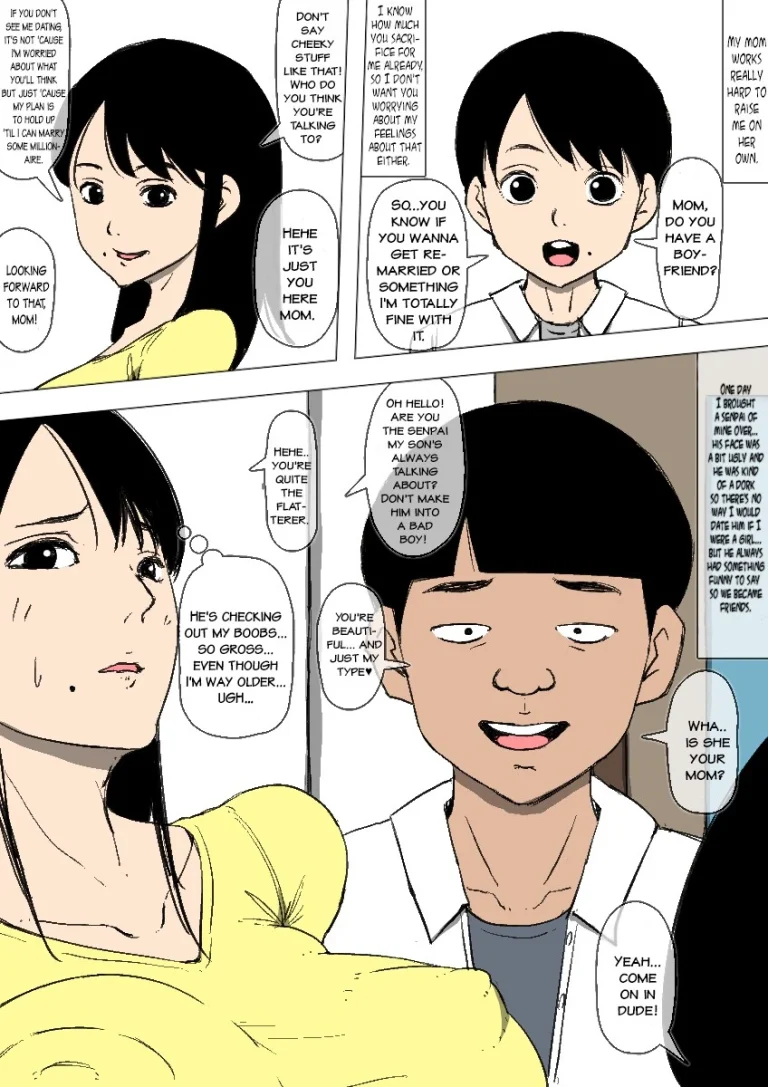My Mom And the Upperclassmen Date And They Don't Give a Fuck What I Think porn comic picture 2