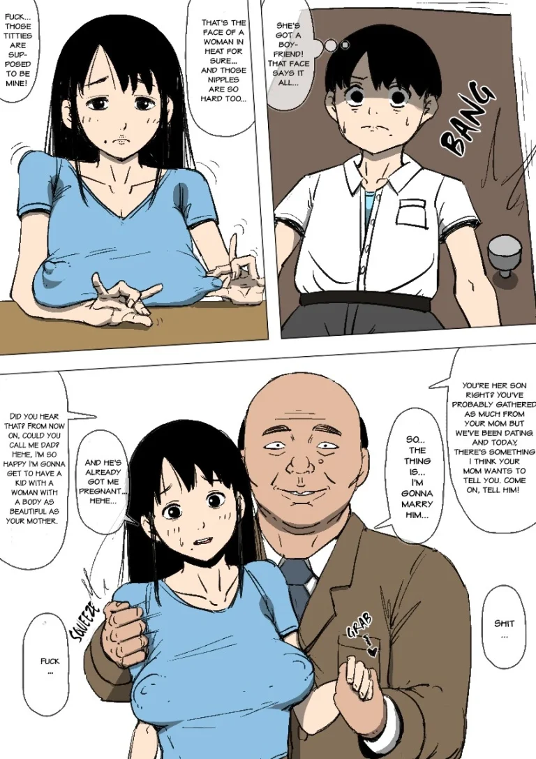 My Mom And the Upperclassmen Date And They Don't Give a Fuck What I Think porn comic picture 5