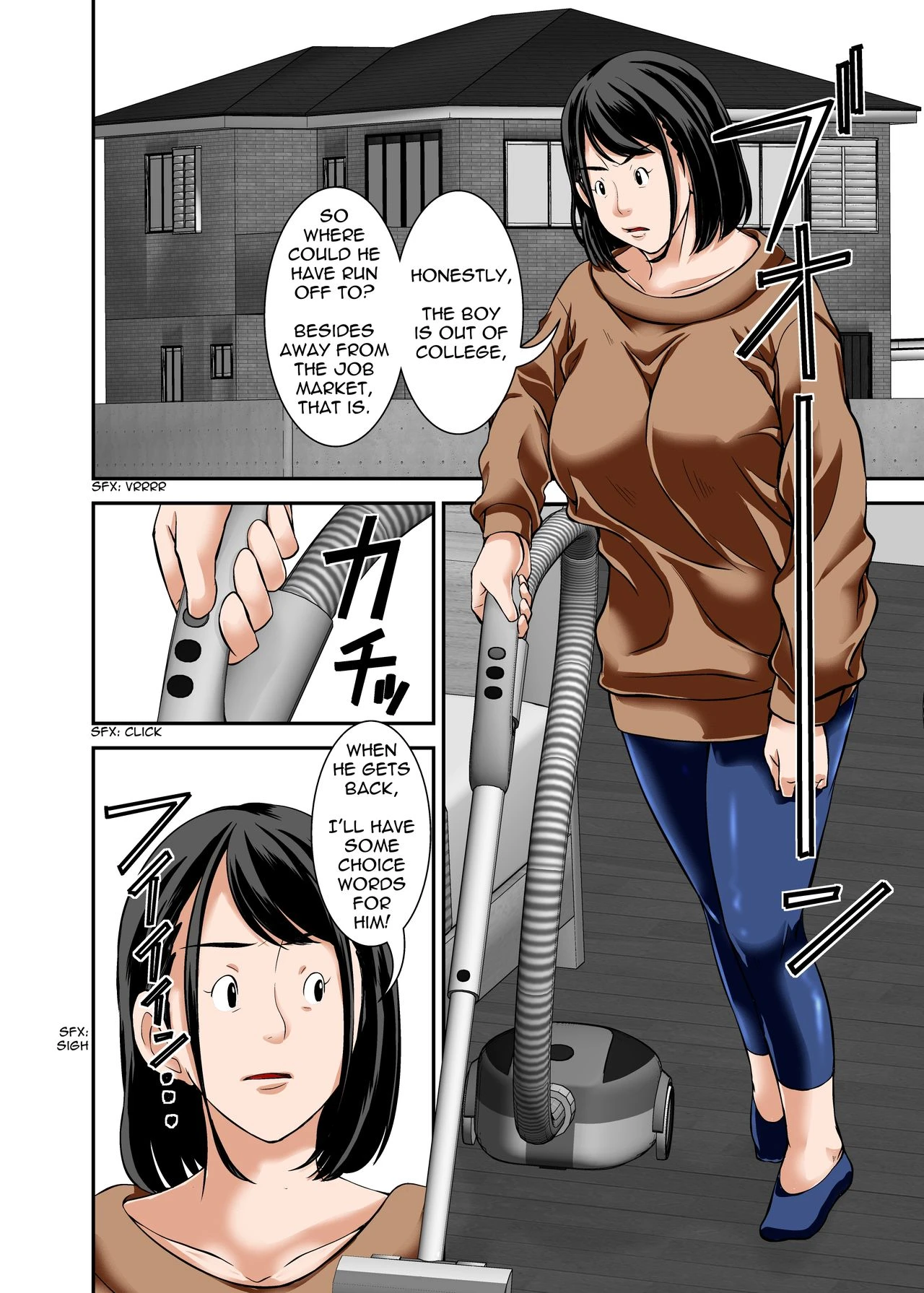 My Mom Snuck In, Drank My Love Potion Without Asking, Went Into Horny Mode, and the Sheer Sexiness Led To.. porn comic picture 3