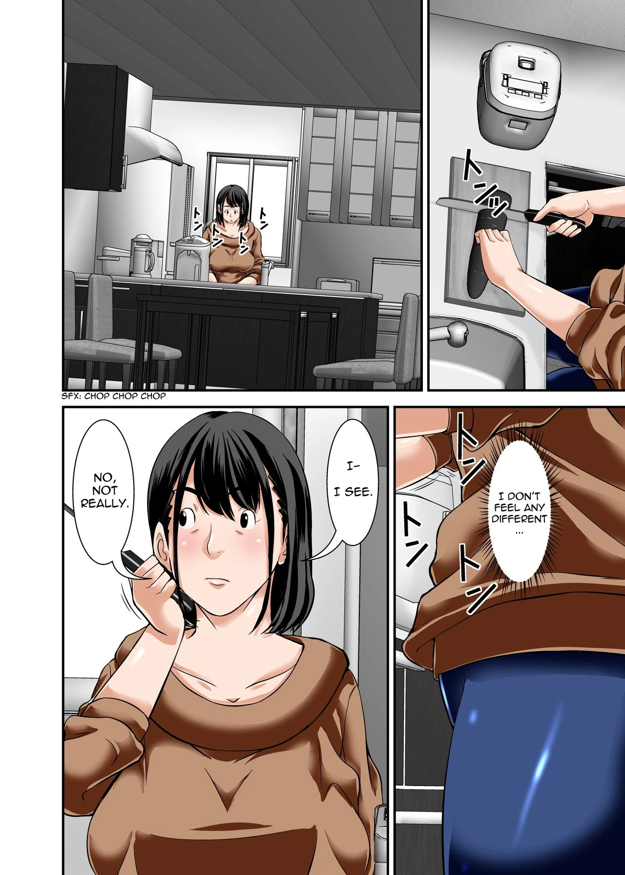 My Mom Snuck In, Drank My Love Potion Without Asking, Went Into Horny Mode, and the Sheer Sexiness Led To.. porn comic picture 7