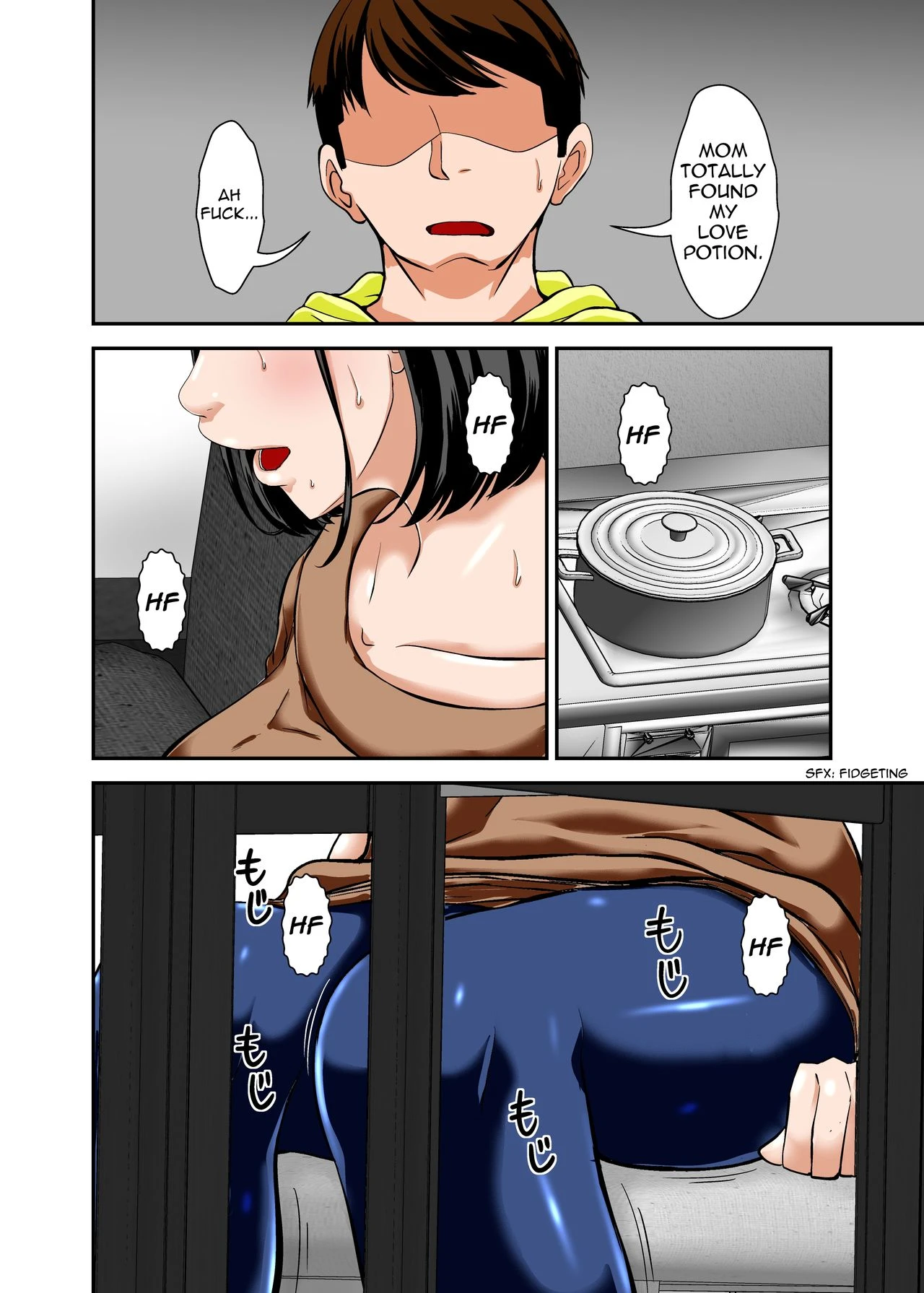 My Mom Snuck In, Drank My Love Potion Without Asking, Went Into Horny Mode, and the Sheer Sexiness Led To.. porn comic picture 9