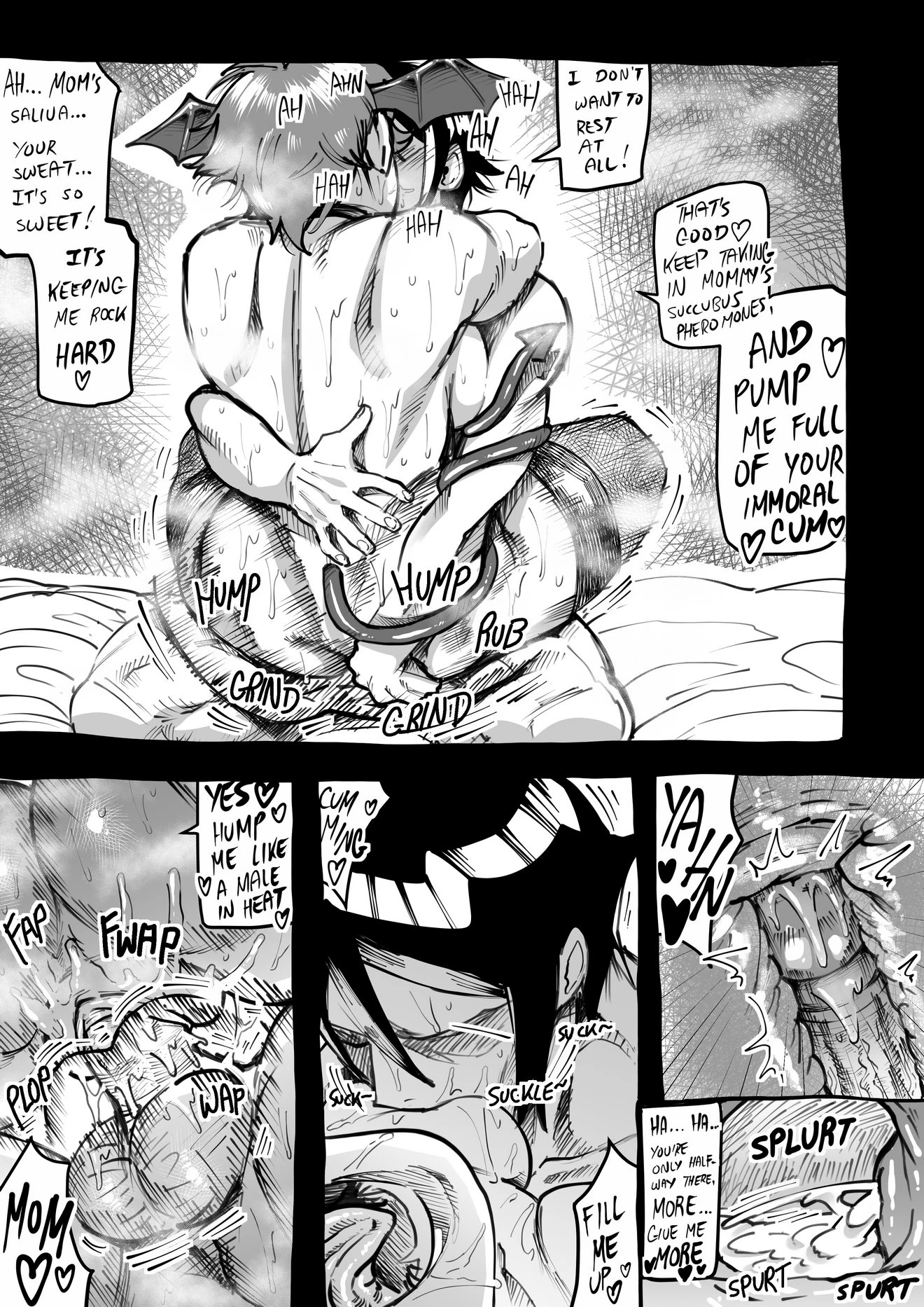 My Mom Turned Into a Succubus porn comic picture 7