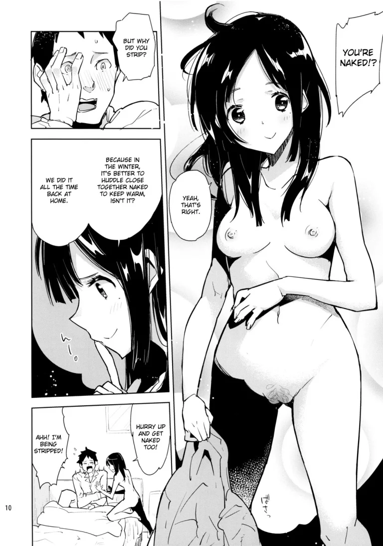 My Niece Came Into My Room and Suddenly Started Stripping!? porn comic picture 9