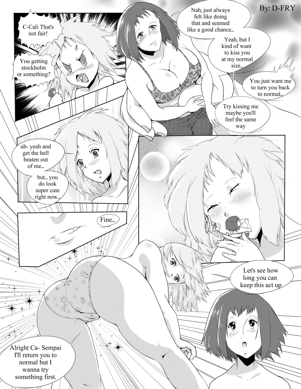 My Sempai was a huge pain porn comic picture 15