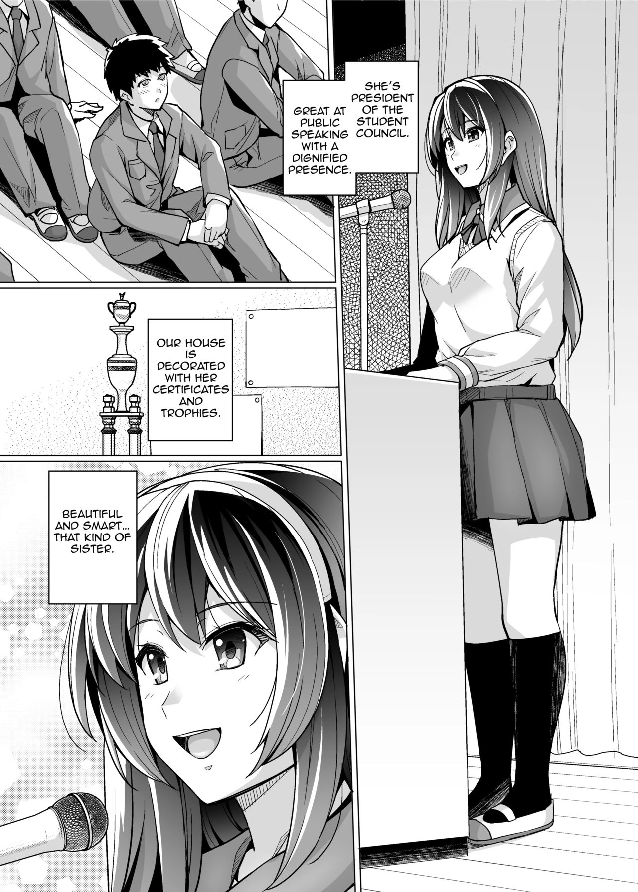 My Sister Sleeps With My Dad | Ane wa Oyaji ni Dakareteru porn comic picture 3