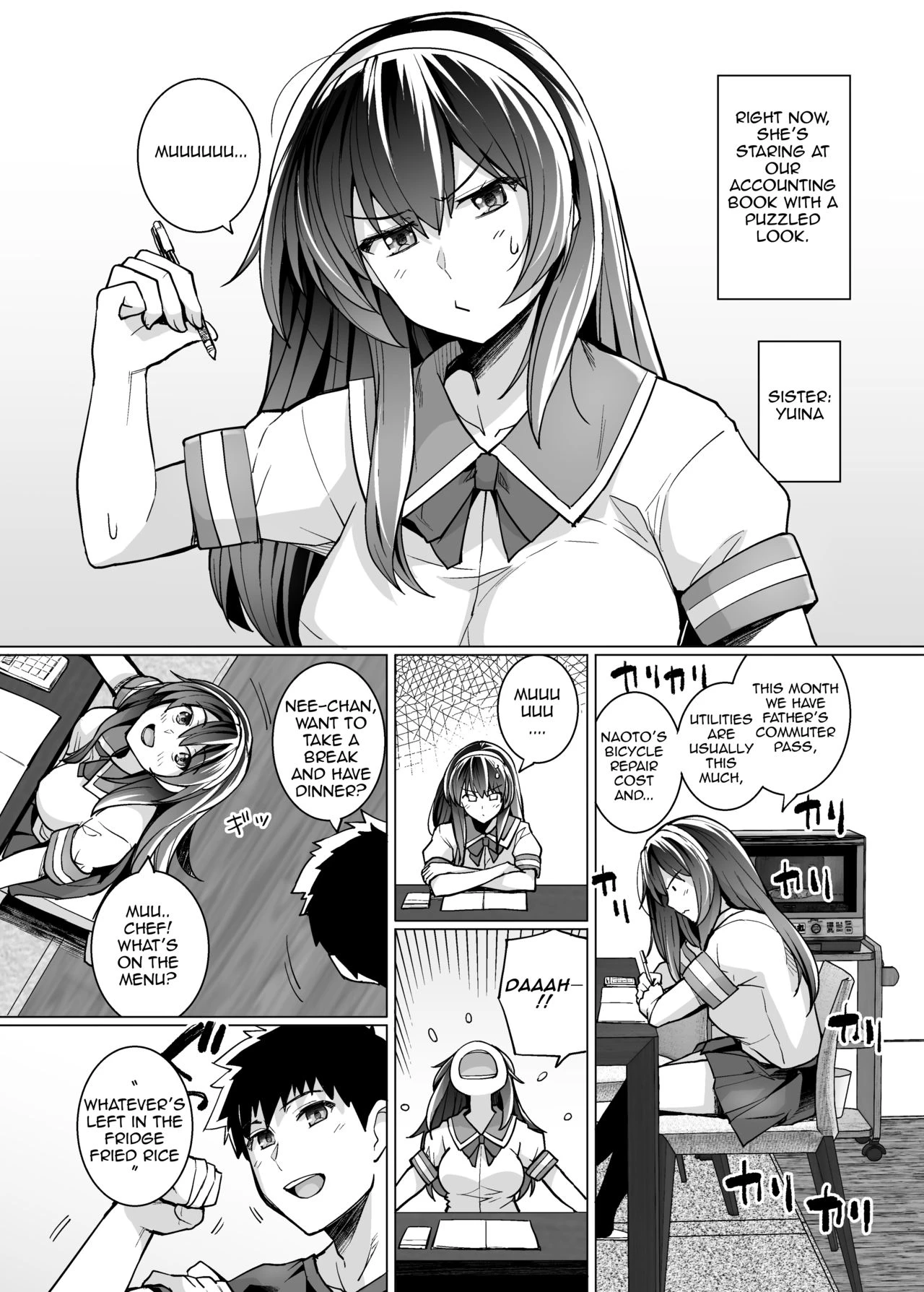 My Sister Sleeps With My Dad | Ane wa Oyaji ni Dakareteru porn comic picture 4