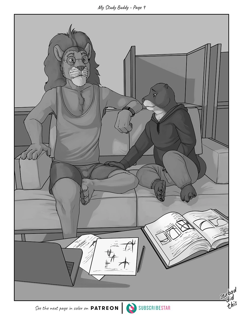 My Study Buddy porn comic picture 10