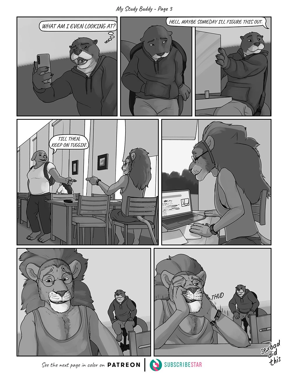 My Study Buddy porn comic picture 4