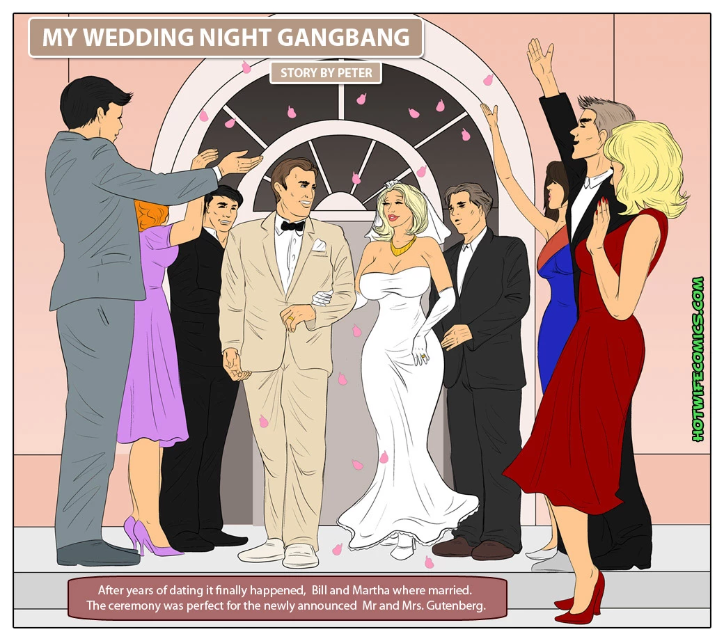 My Wedding Night Gangbang porn comic picture 1