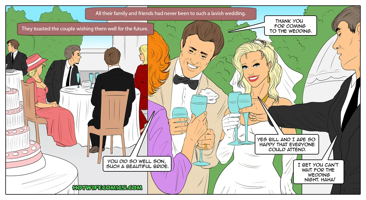 My Wedding Night Gangbang porn comic picture 2
