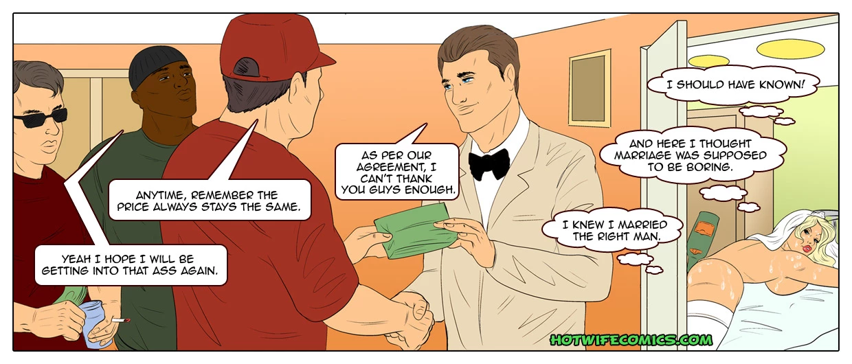 My Wedding Night Gangbang porn comic picture 31