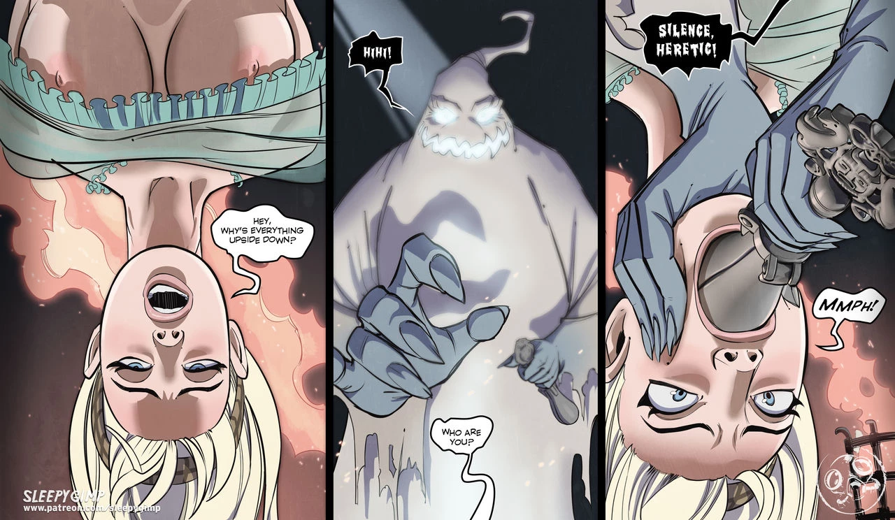 Mystery of the White Phantom porn comic picture 13