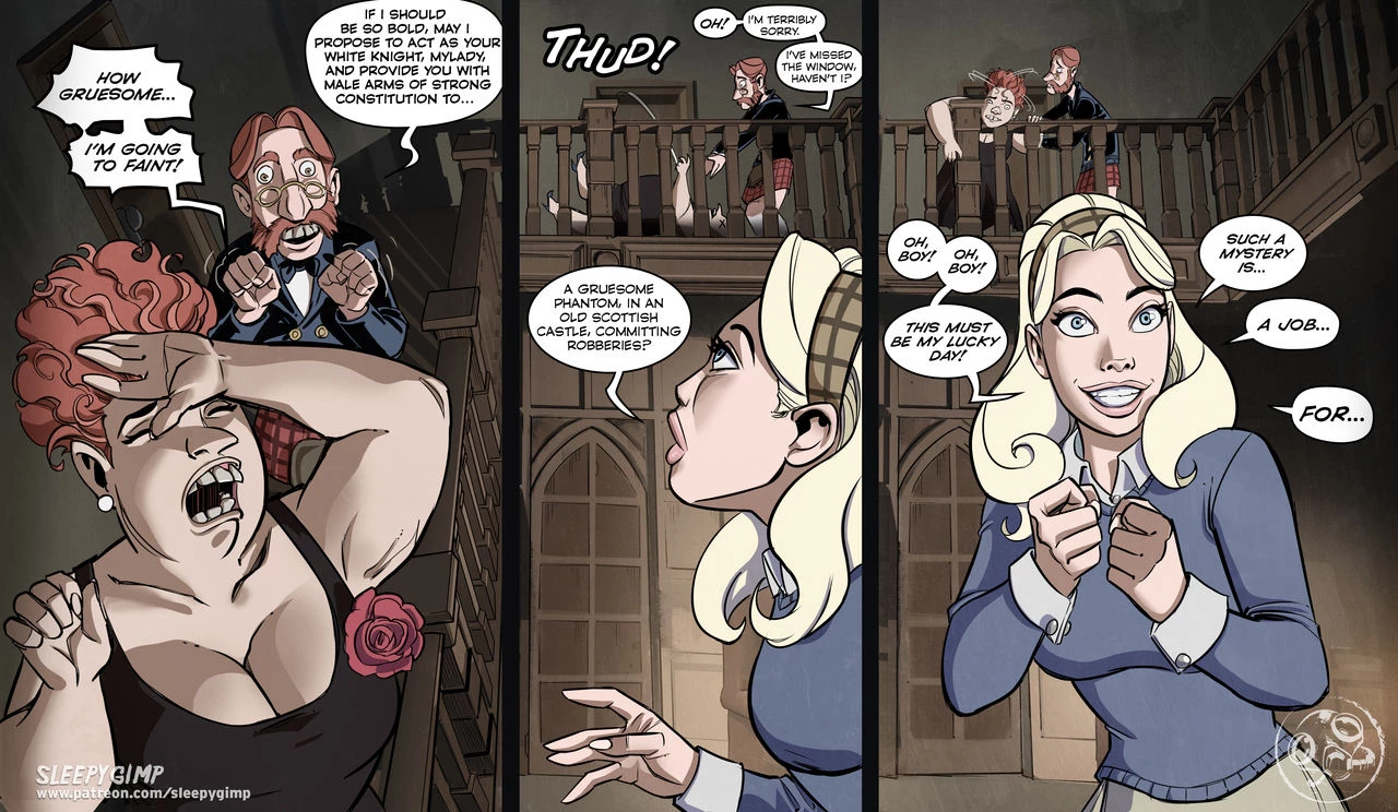 Mystery of the White Phantom porn comic picture 4